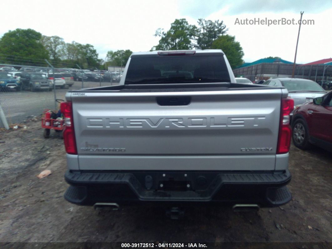 2019 Chevrolet Silverado 1500 Custom Trail Boss Silver vin: 3GCPYCEF3KG226974