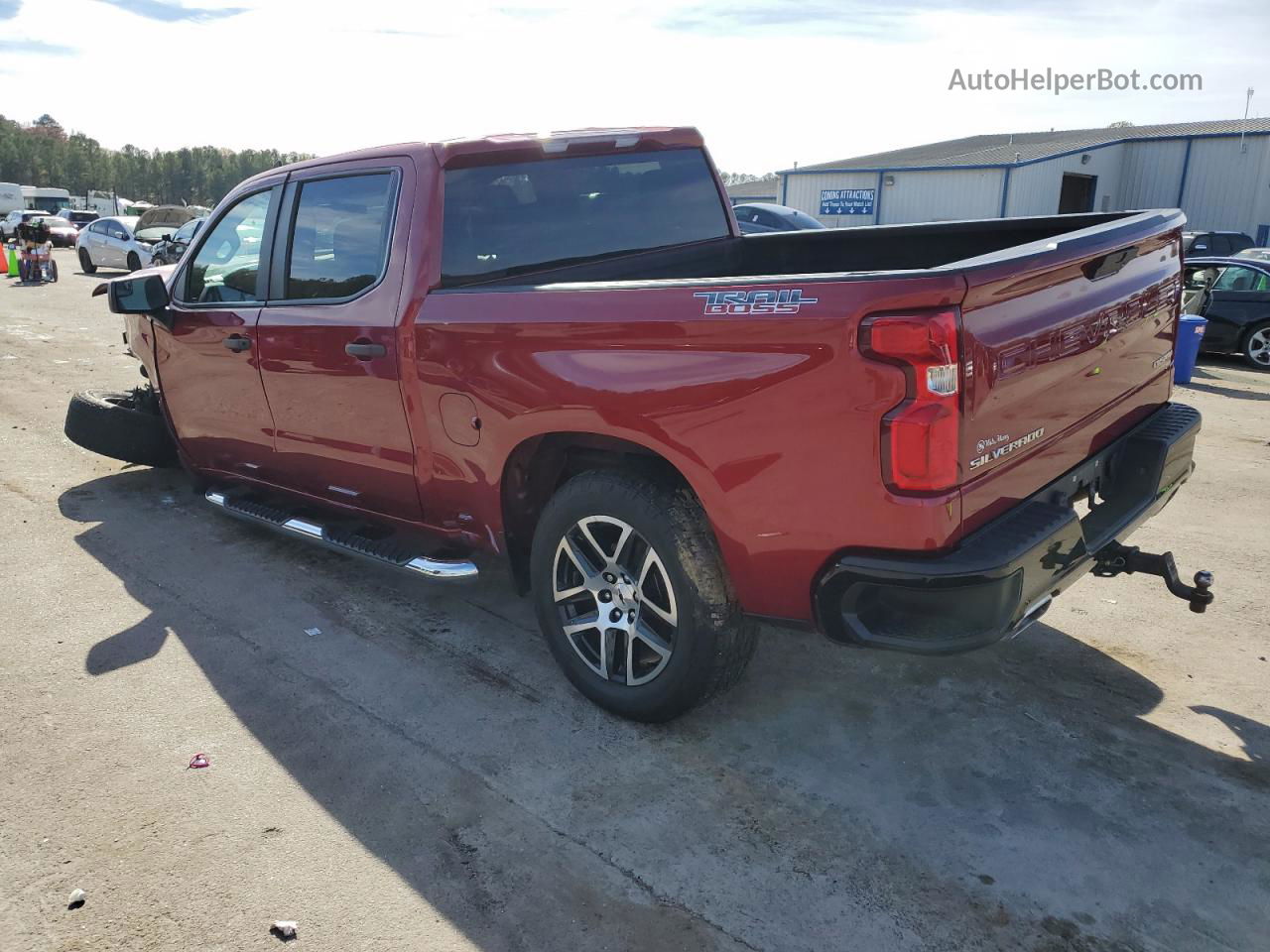 2019 Chevrolet Silverado K1500 Trail Boss Custom Maroon vin: 3GCPYCEF6KG111639