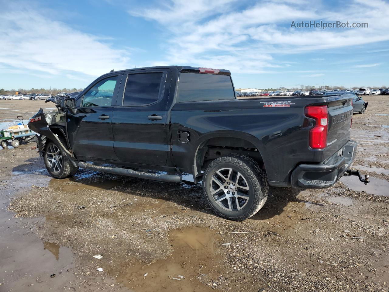 2019 Chevrolet Silverado K1500 Trail Boss Custom Черный vin: 3GCPYCEF9KG255539