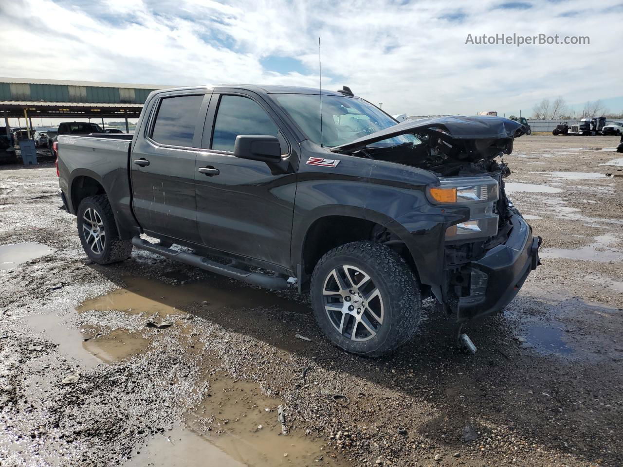 2019 Chevrolet Silverado K1500 Trail Boss Custom Black vin: 3GCPYCEF9KG255539