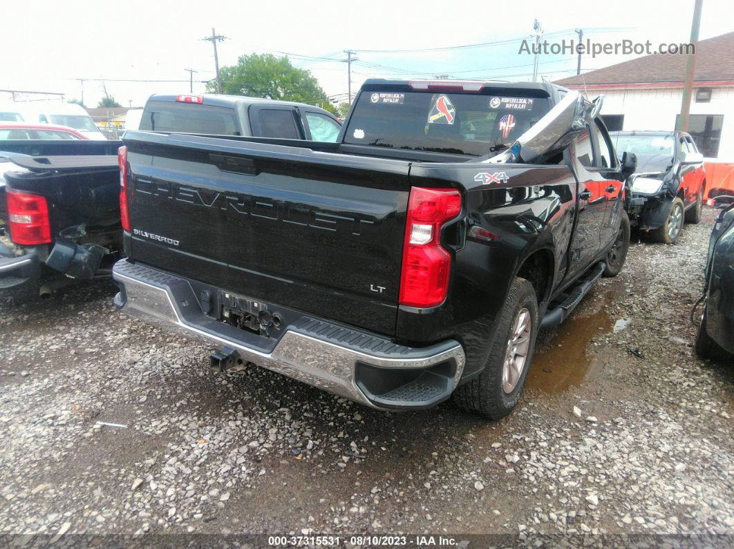 2019 Chevrolet Silverado 1500 Lt Black vin: 3GCPYDEK2KG145676