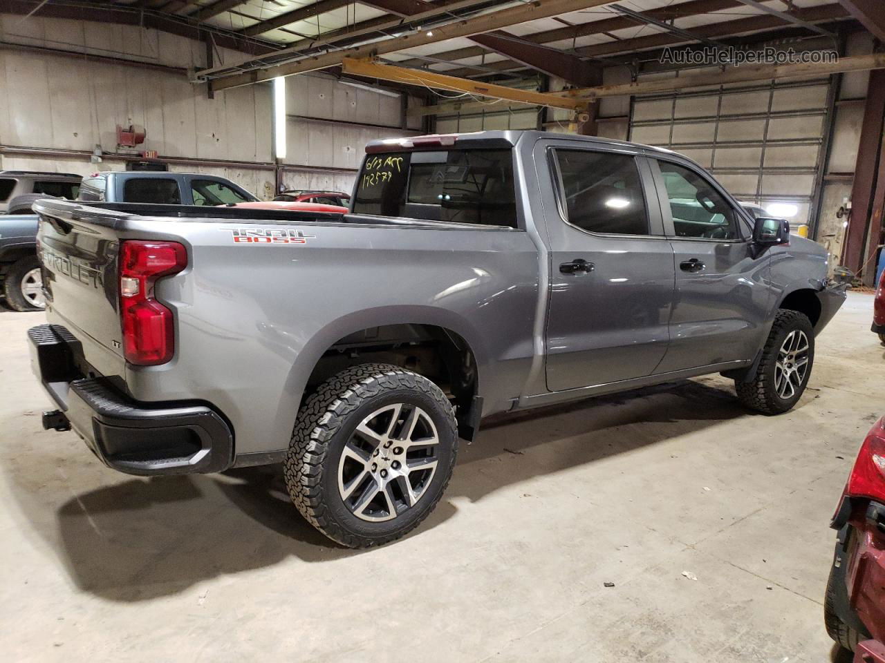 2019 Chevrolet Silverado K1500 Lt Trail Boss Charcoal vin: 3GCPYFED4KG142579