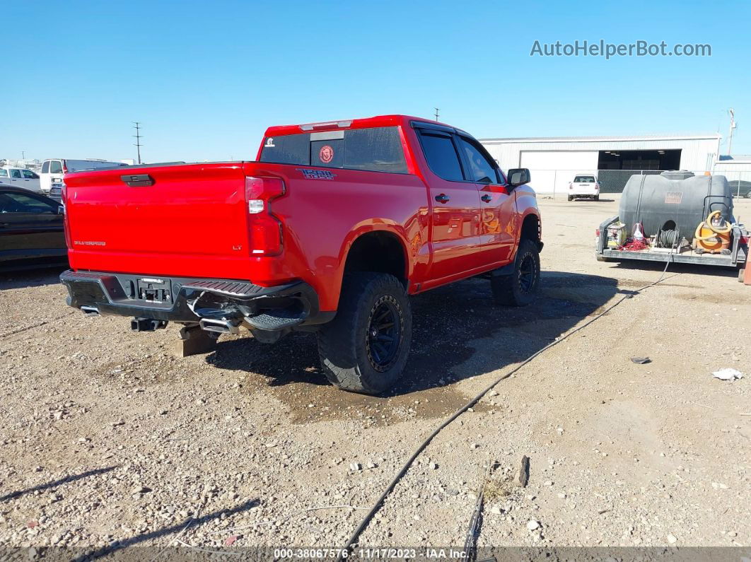 2019 Chevrolet Silverado 1500 Lt Trail Boss Red vin: 3GCPYFEDXKG112051