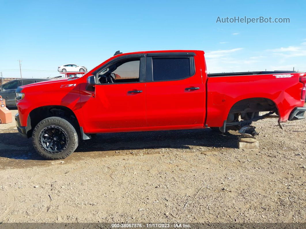 2019 Chevrolet Silverado 1500 Lt Trail Boss Red vin: 3GCPYFEDXKG112051