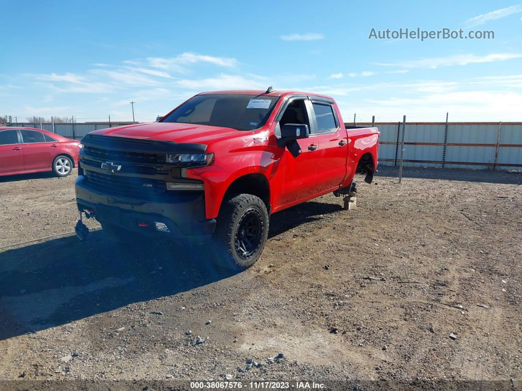 2019 Chevrolet Silverado 1500 Lt Trail Boss Red vin: 3GCPYFEDXKG112051