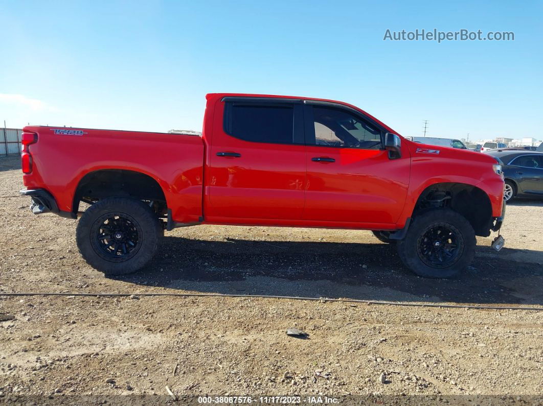 2019 Chevrolet Silverado 1500 Lt Trail Boss Red vin: 3GCPYFEDXKG112051