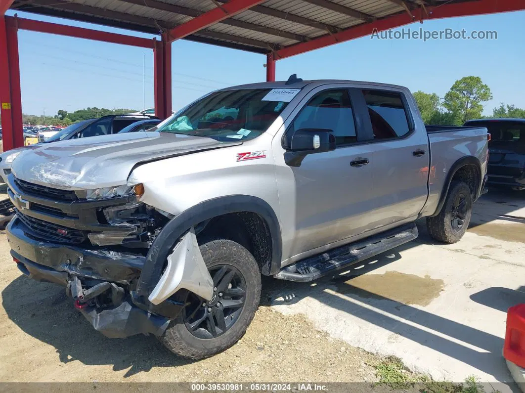 2019 Chevrolet Silverado 1500 Lt Trail Boss Серебряный vin: 3GCPYFEDXKG158737