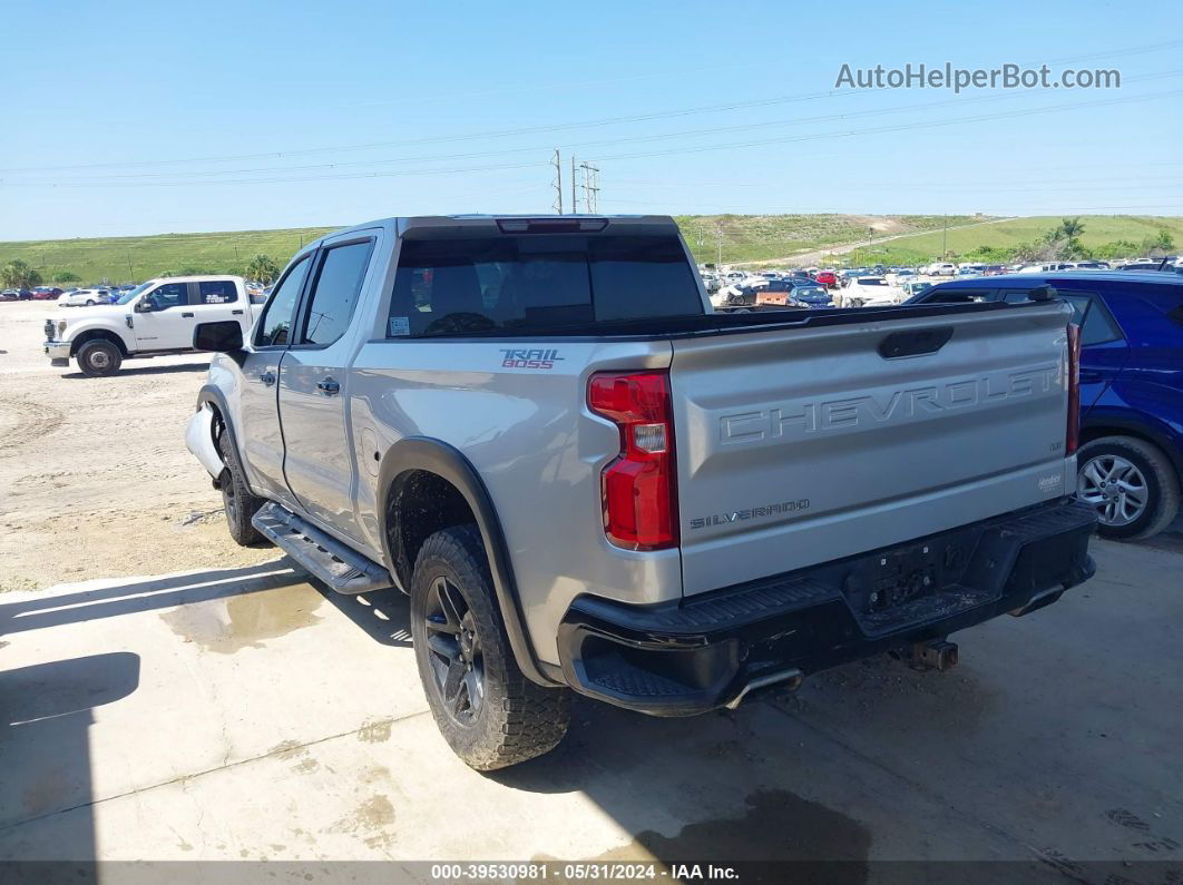 2019 Chevrolet Silverado 1500 Lt Trail Boss Серебряный vin: 3GCPYFEDXKG158737