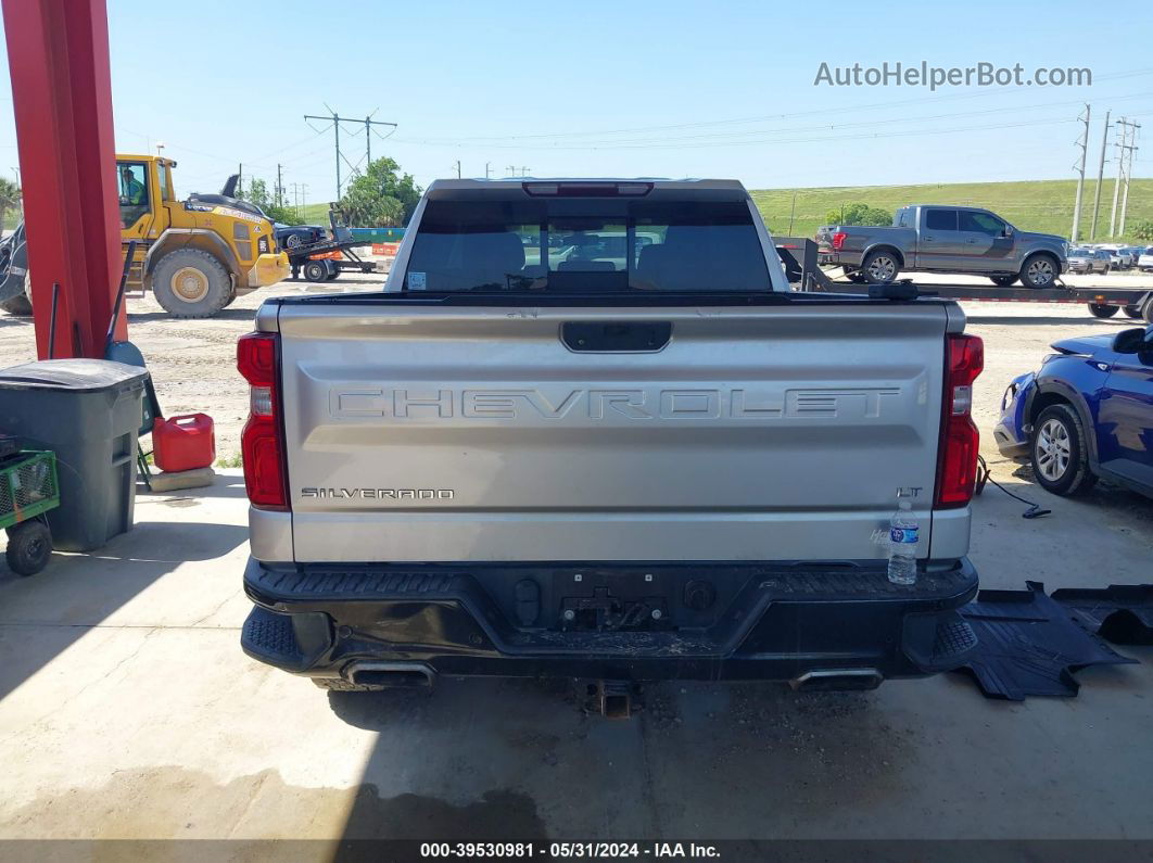 2019 Chevrolet Silverado 1500 Lt Trail Boss Silver vin: 3GCPYFEDXKG158737