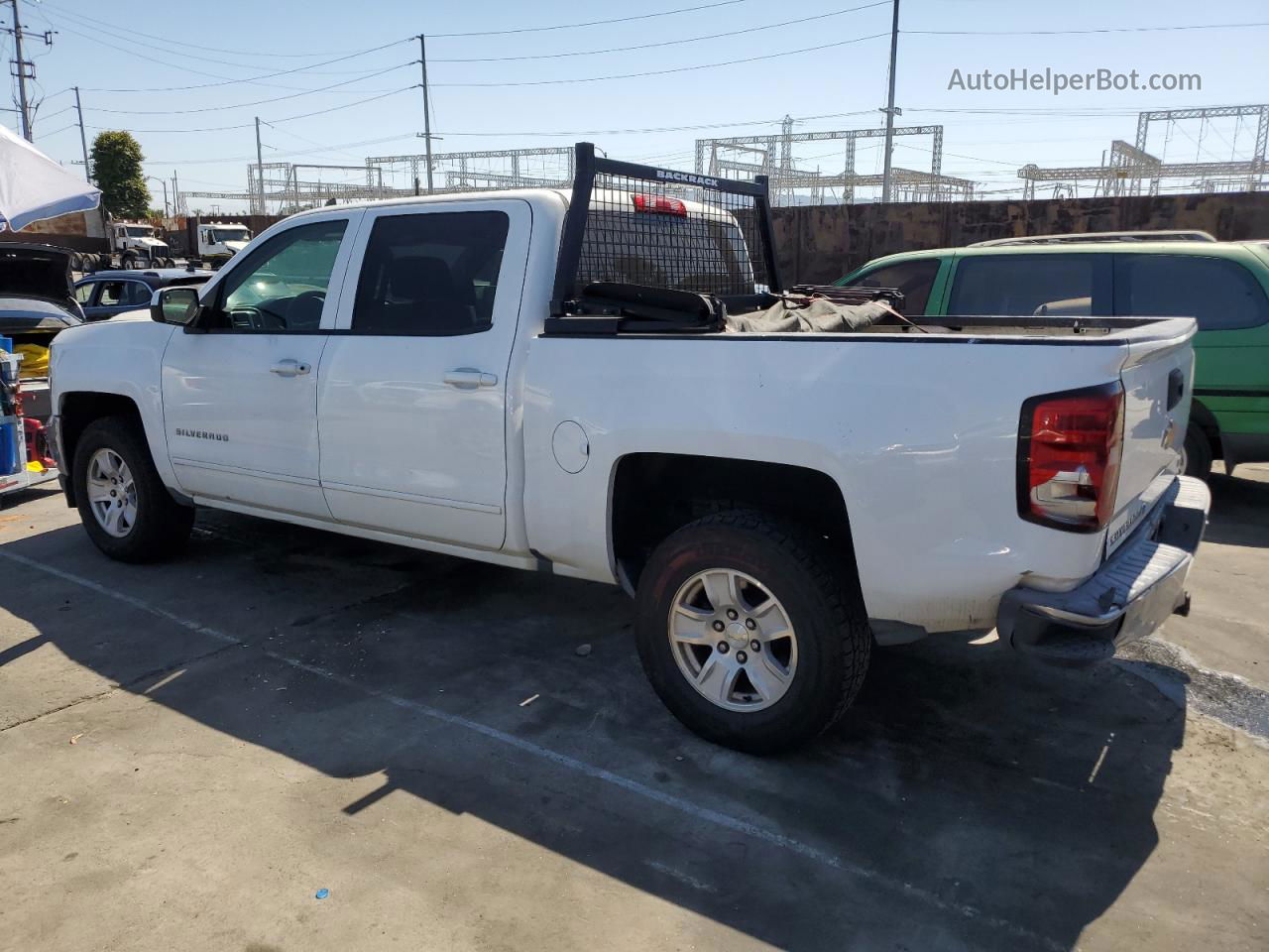 2016 Chevrolet Silverado C1500 Lt White vin: 3GCUCRER6GG366300