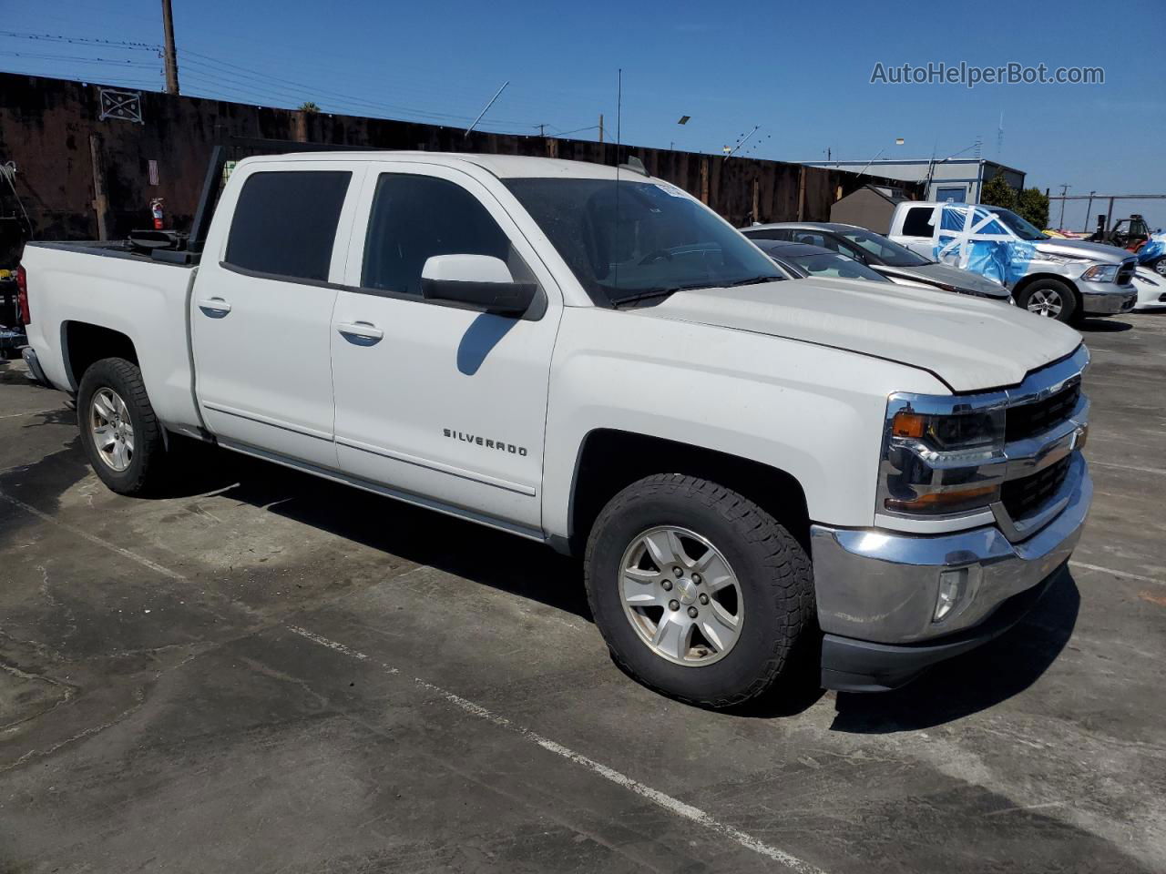 2016 Chevrolet Silverado C1500 Lt Белый vin: 3GCUCRER6GG366300