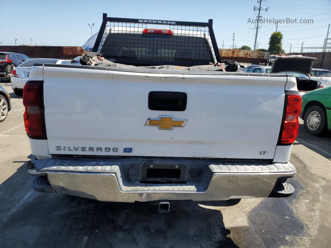 2016 Chevrolet Silverado C1500 Lt White vin: 3GCUCRER6GG366300