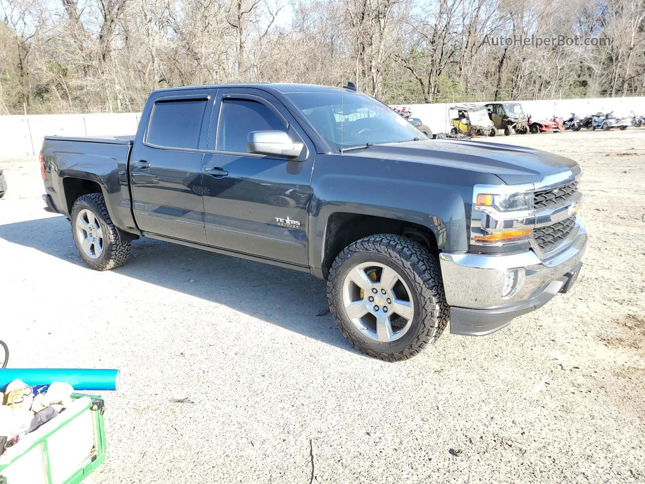 2018 Chevrolet Silverado C1500 Lt Black vin: 3GCUCRER9JG192844