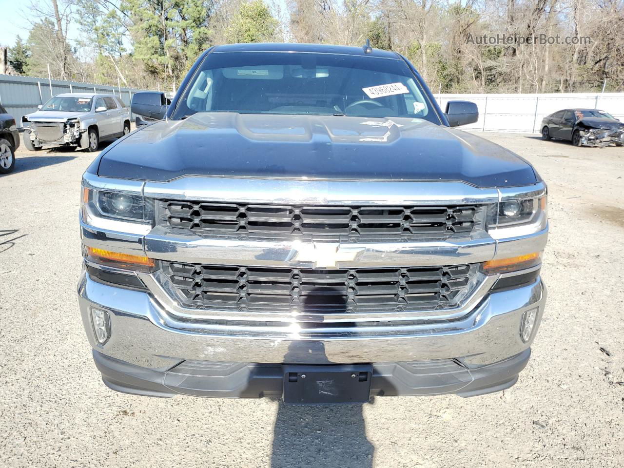 2018 Chevrolet Silverado C1500 Lt Черный vin: 3GCUCRER9JG192844