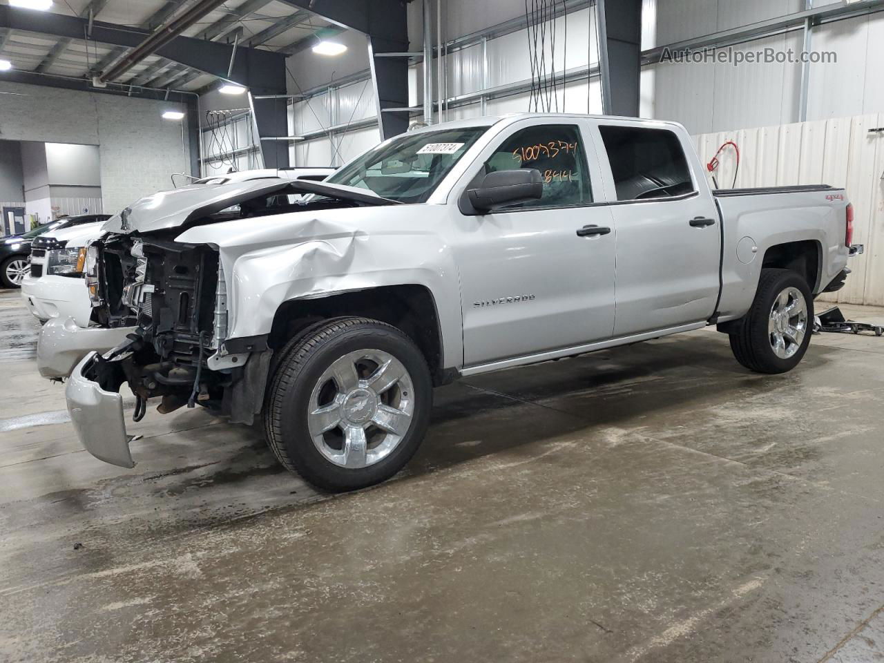 2016 Chevrolet Silverado K1500 Gray vin: 3GCUKNEC1GG107673