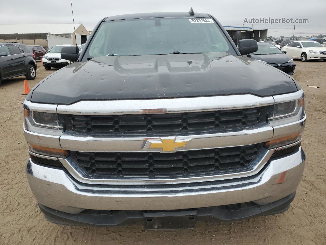 2016 Chevrolet Silverado K1500 Black vin: 3GCUKNEC7GG142587