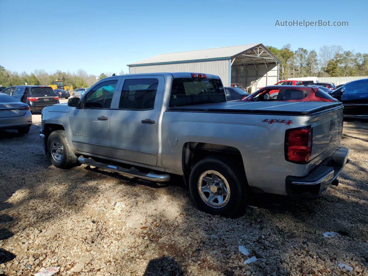 2015 Chevrolet Silverado K1500 Silver vin: 3GCUKPEC2FG360334