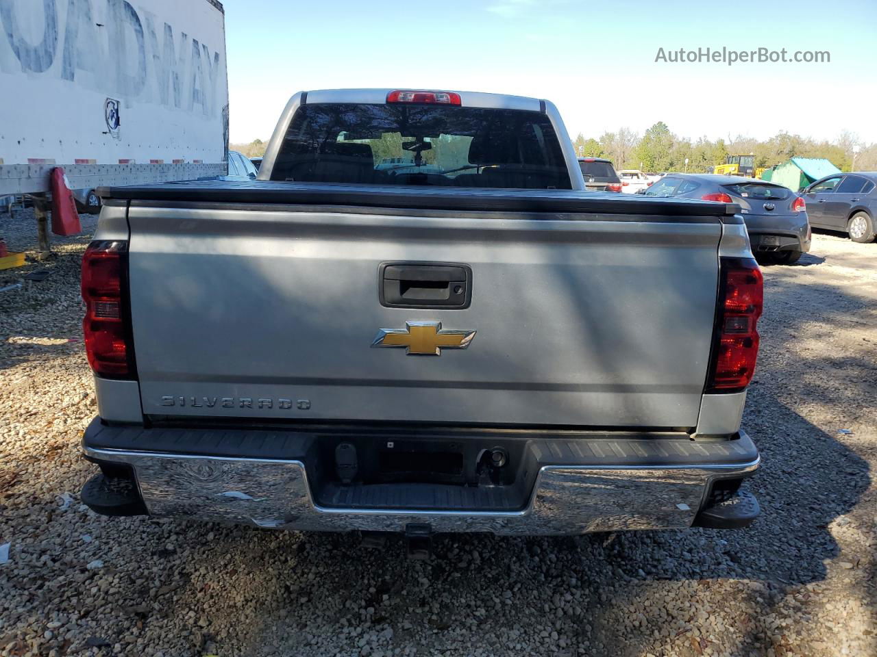 2015 Chevrolet Silverado K1500 Silver vin: 3GCUKPEC2FG360334