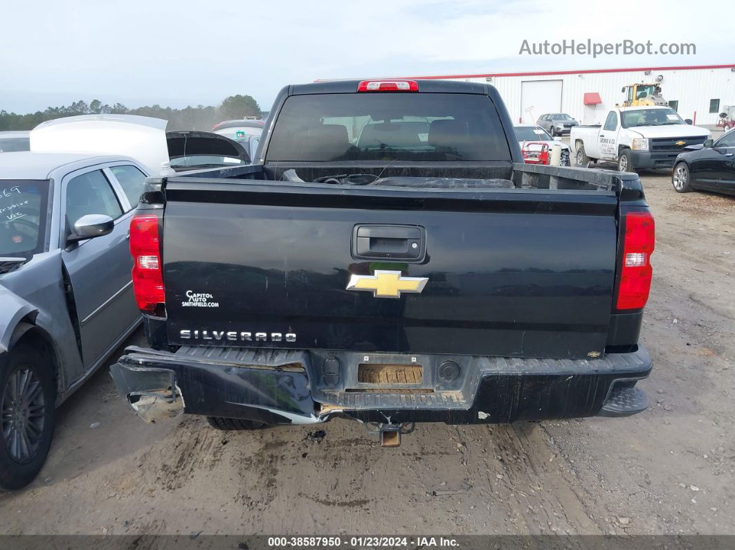 2018 Chevrolet Silverado 1500 Custom Black vin: 3GCUKPEC3JG314648