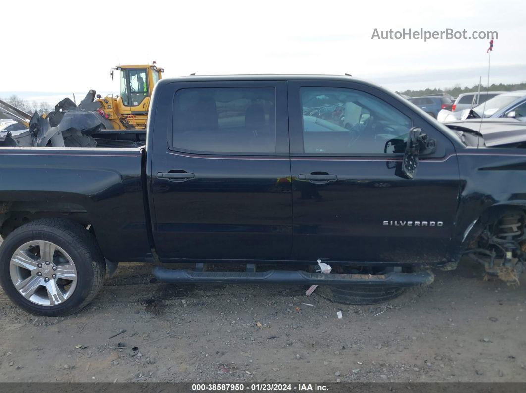 2018 Chevrolet Silverado 1500 Custom Black vin: 3GCUKPEC3JG314648