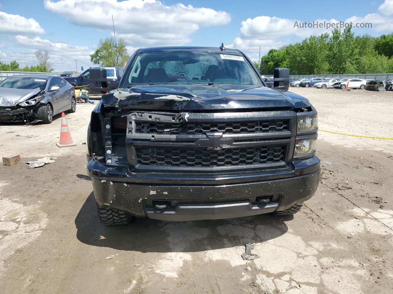 2015 Chevrolet Silverado K1500 Black vin: 3GCUKPEC6FG309287