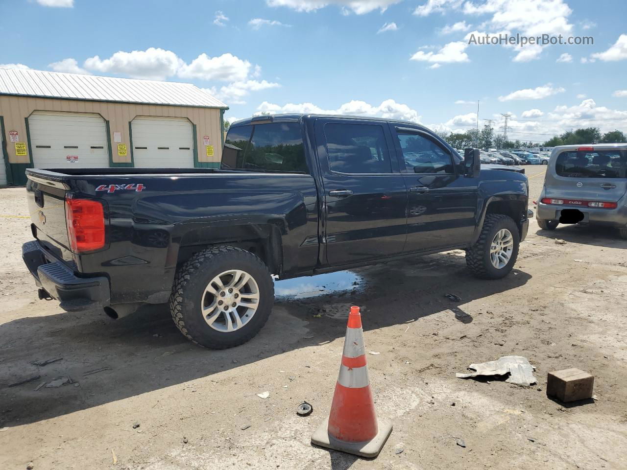 2015 Chevrolet Silverado K1500 Black vin: 3GCUKPEC6FG309287