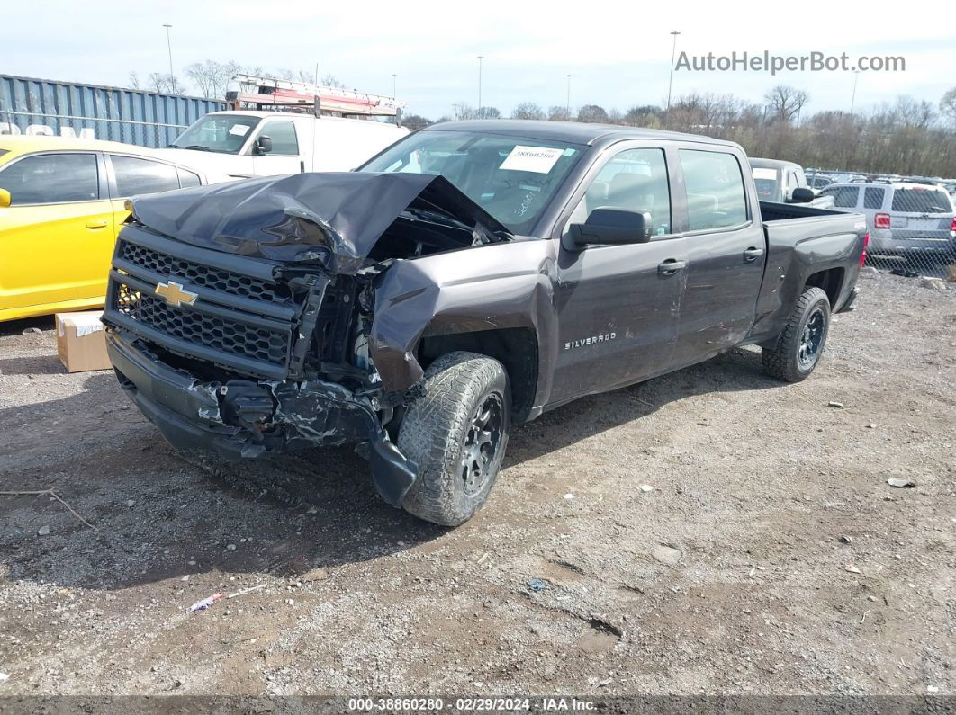 2015 Chevrolet Silverado 1500 Ls/wt Black vin: 3GCUKPEH5FG360601