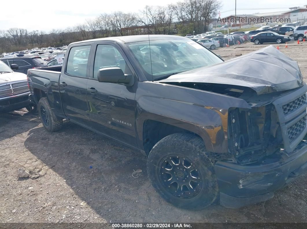 2015 Chevrolet Silverado 1500 Ls/wt Black vin: 3GCUKPEH5FG360601