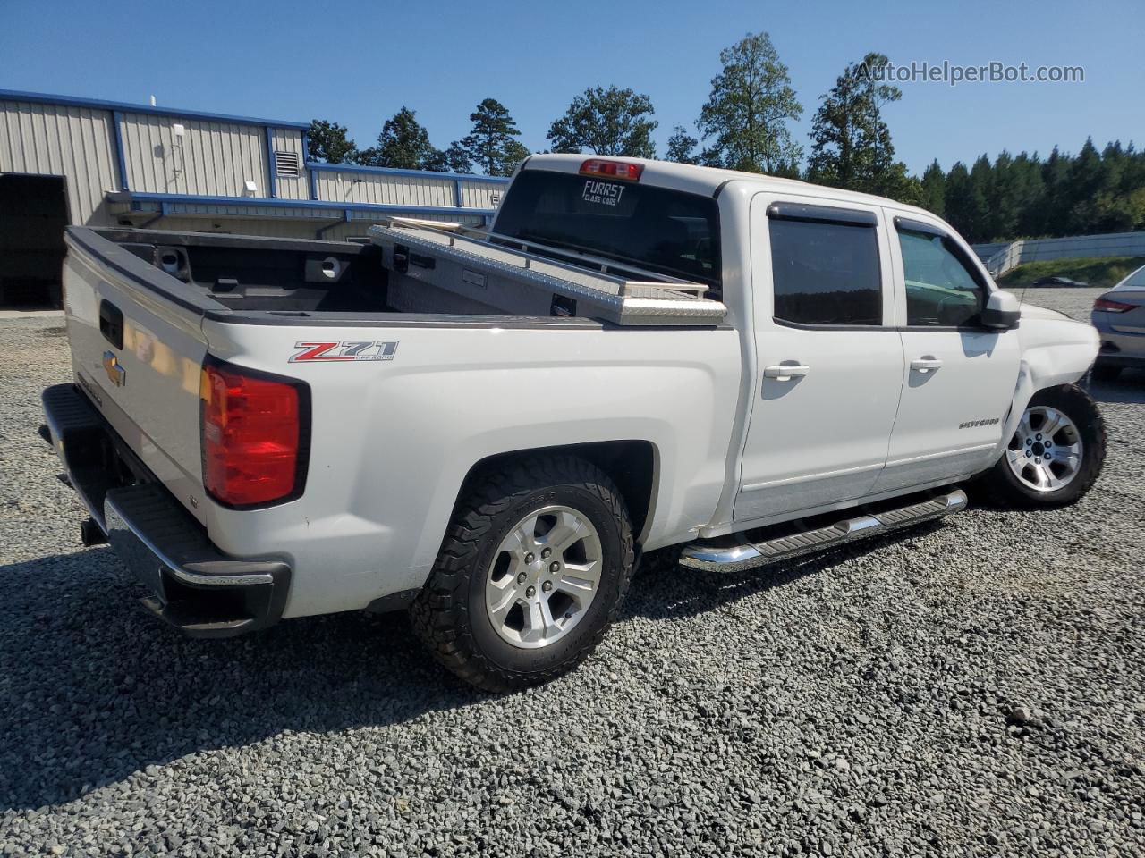 2015 Chevrolet Silverado K1500 Lt White vin: 3GCUKREC0FG247560