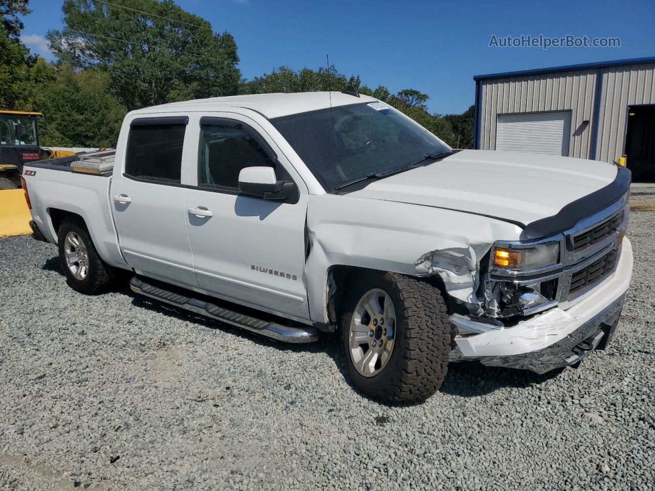 2015 Chevrolet Silverado K1500 Lt Белый vin: 3GCUKREC0FG247560