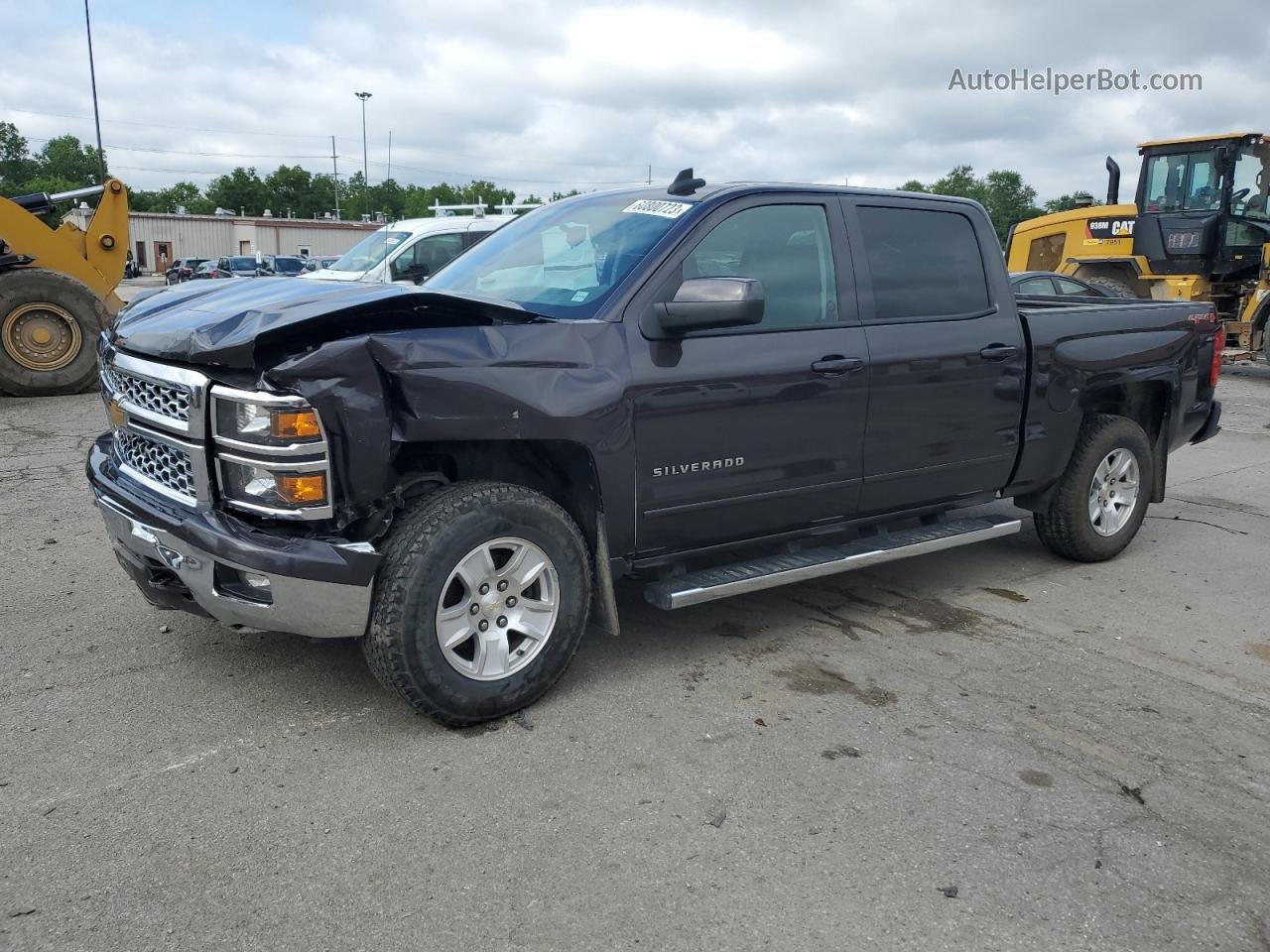 2015 Chevrolet Silverado K1500 Lt Black vin: 3GCUKREC0FG366323