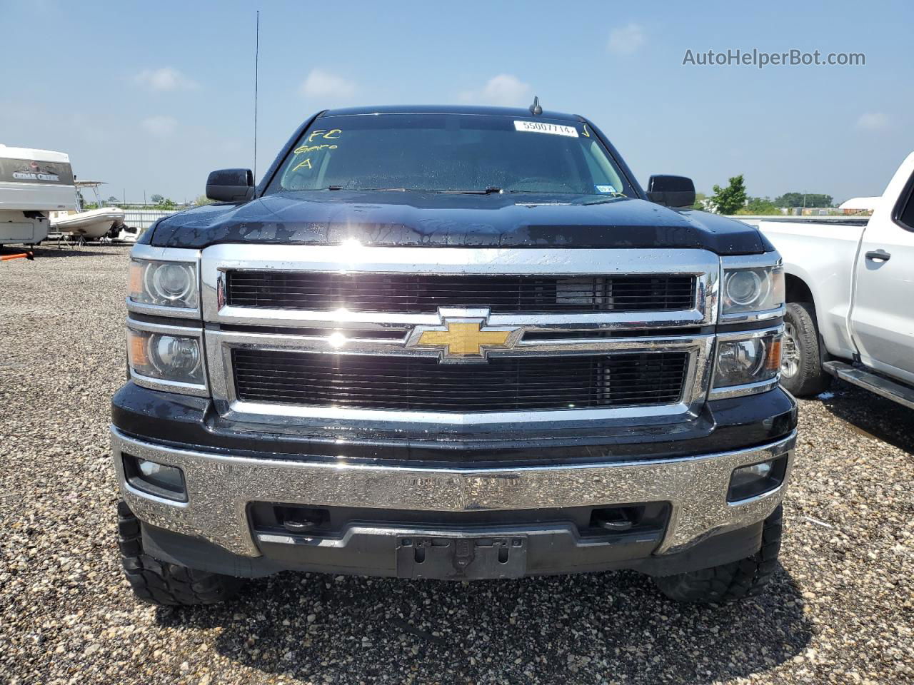 2015 Chevrolet Silverado K1500 Lt Black vin: 3GCUKREC0FG457110