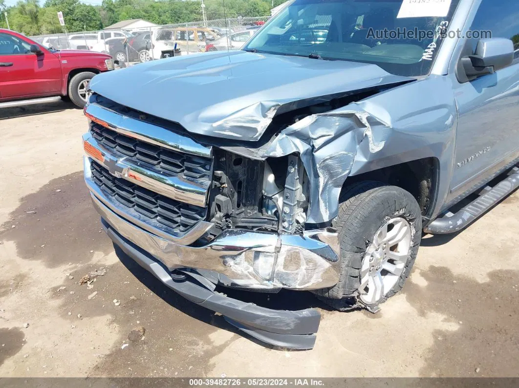 2016 Chevrolet Silverado 1500 1lt Light Blue vin: 3GCUKREC0GG137271