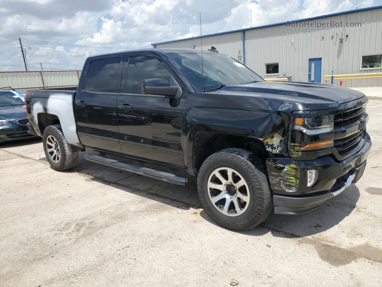 2018 Chevrolet Silverado K1500 Lt Black vin: 3GCUKREC0JG261368