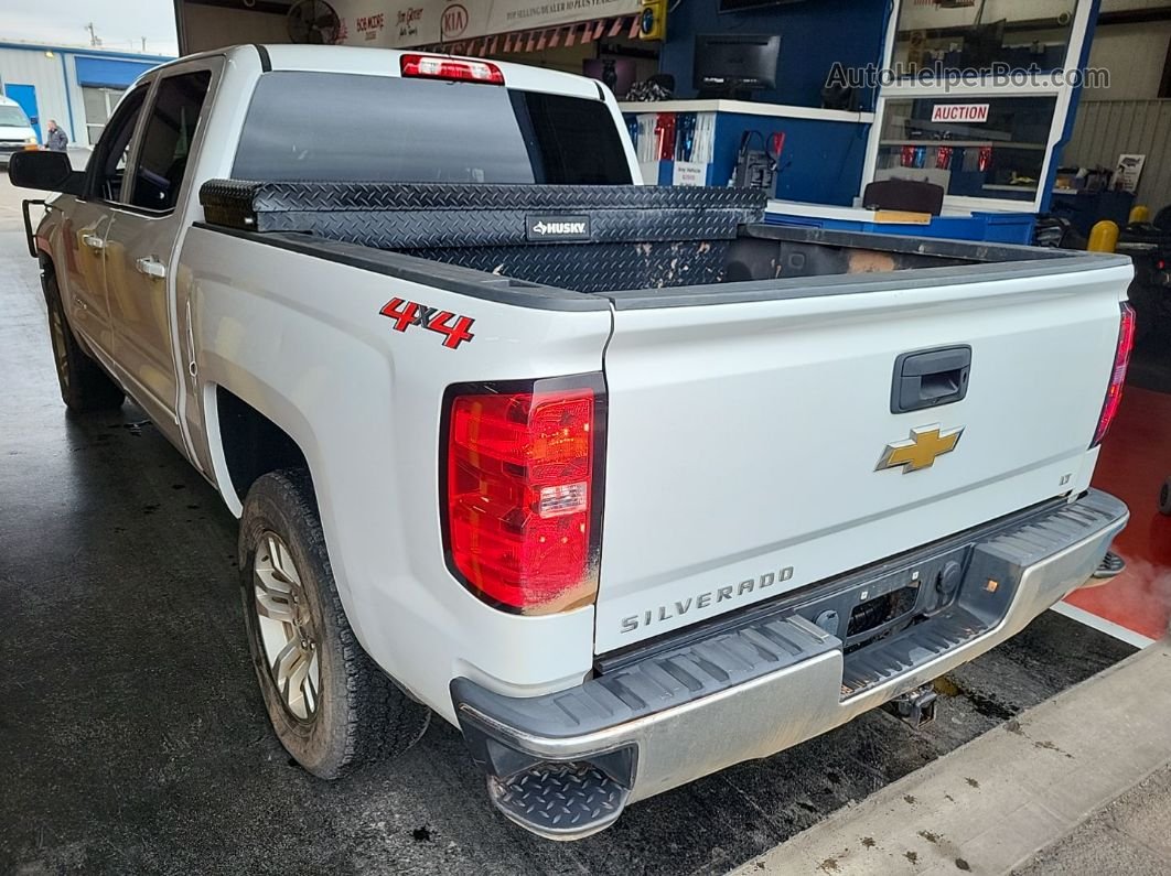 2018 Chevrolet Silverado K1500 Lt White vin: 3GCUKREC0JG451767