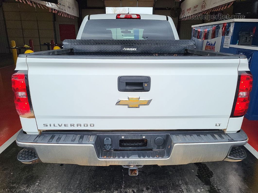 2018 Chevrolet Silverado K1500 Lt White vin: 3GCUKREC0JG451767