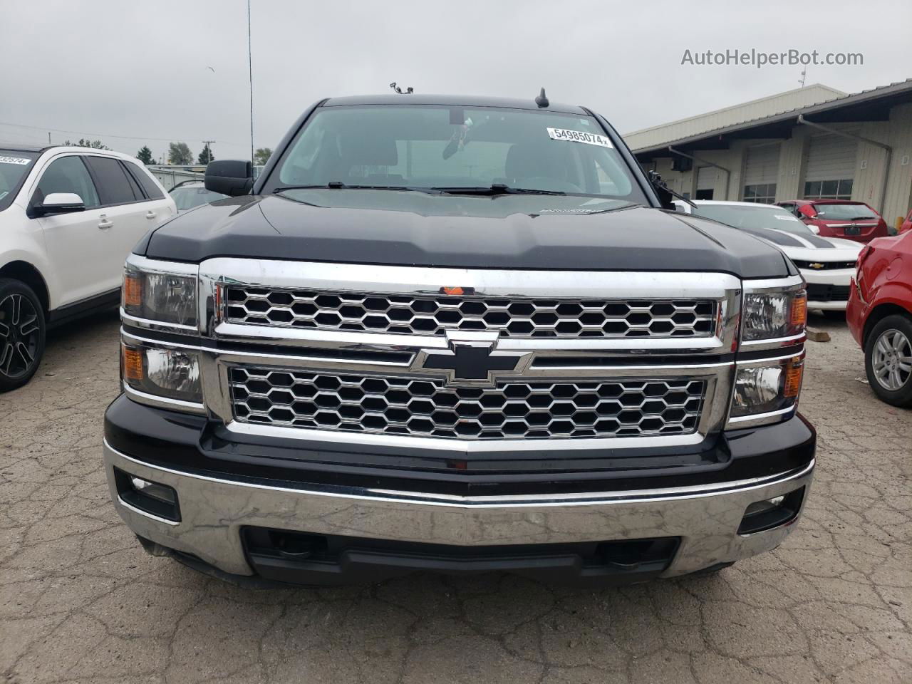 2015 Chevrolet Silverado K1500 Lt Black vin: 3GCUKREC1FG280616