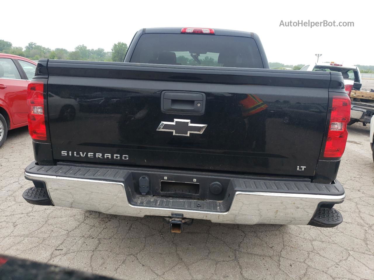 2015 Chevrolet Silverado K1500 Lt Black vin: 3GCUKREC1FG280616