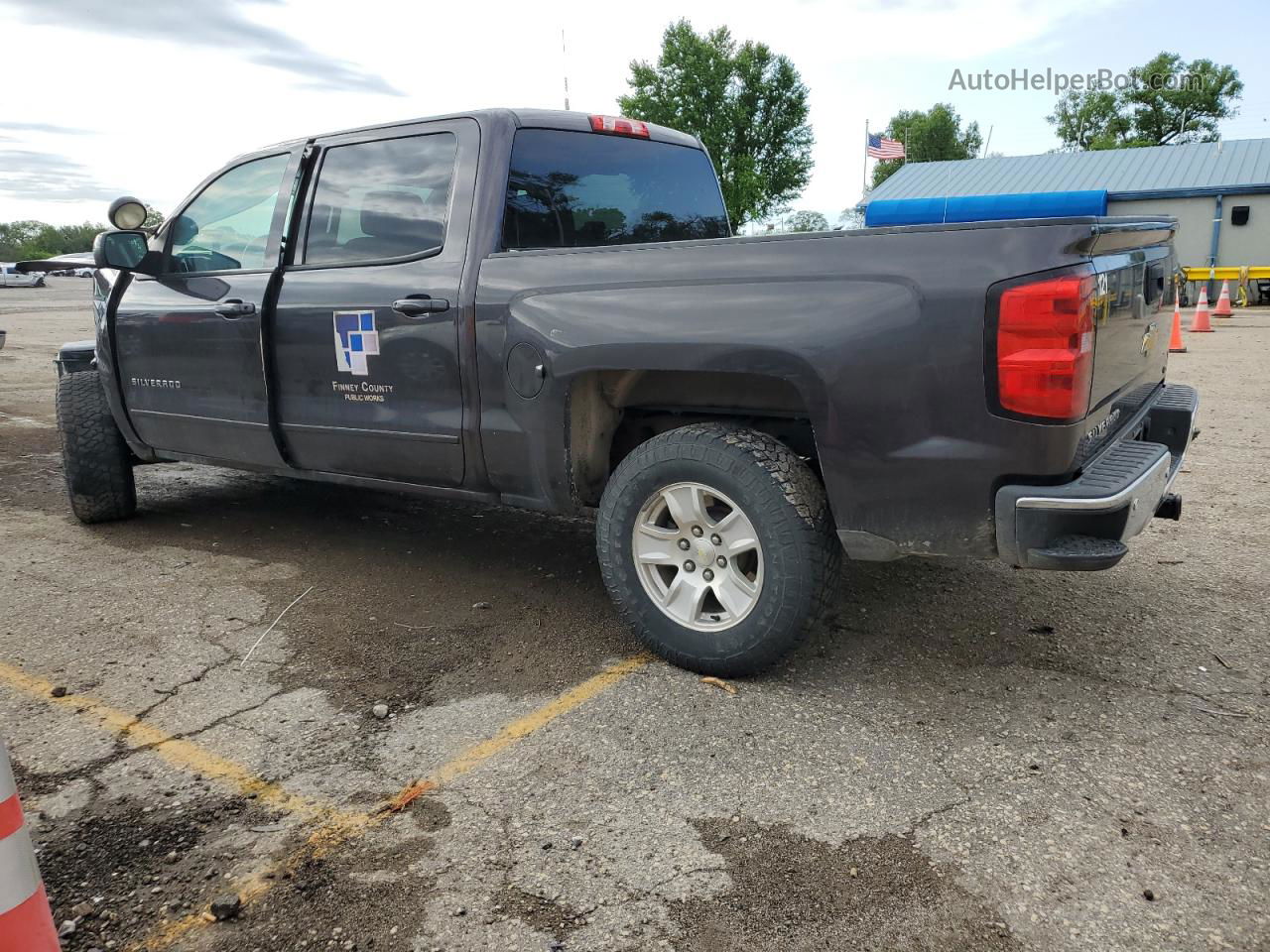 2015 Chevrolet Silverado K1500 Lt Charcoal vin: 3GCUKREC1FG302906