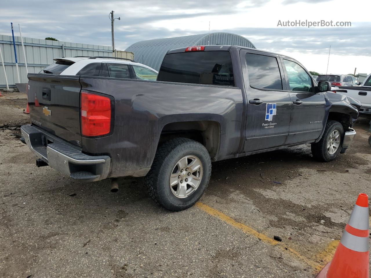 2015 Chevrolet Silverado K1500 Lt Charcoal vin: 3GCUKREC1FG302906