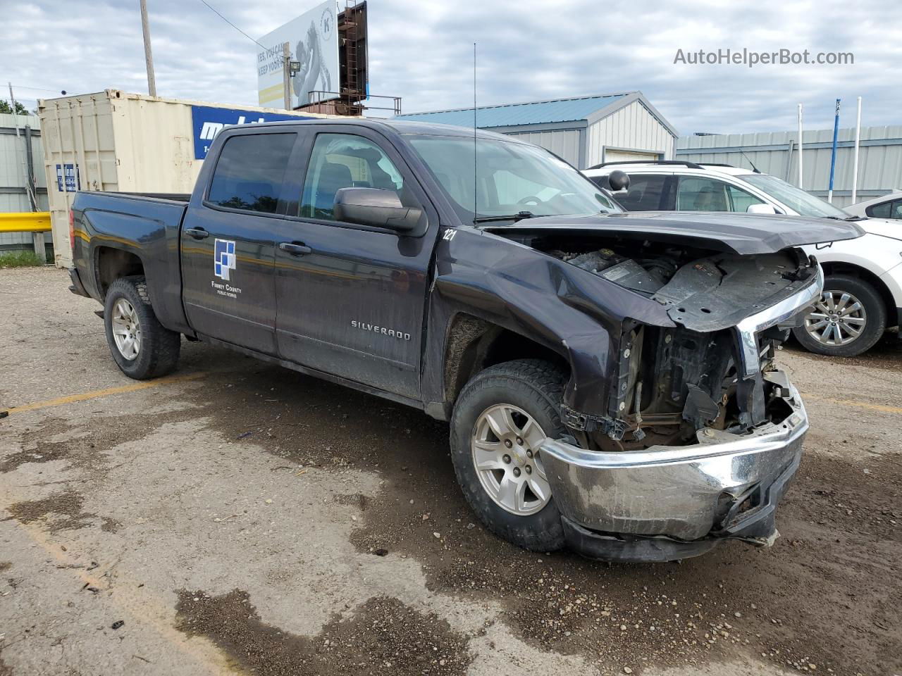 2015 Chevrolet Silverado K1500 Lt Charcoal vin: 3GCUKREC1FG302906