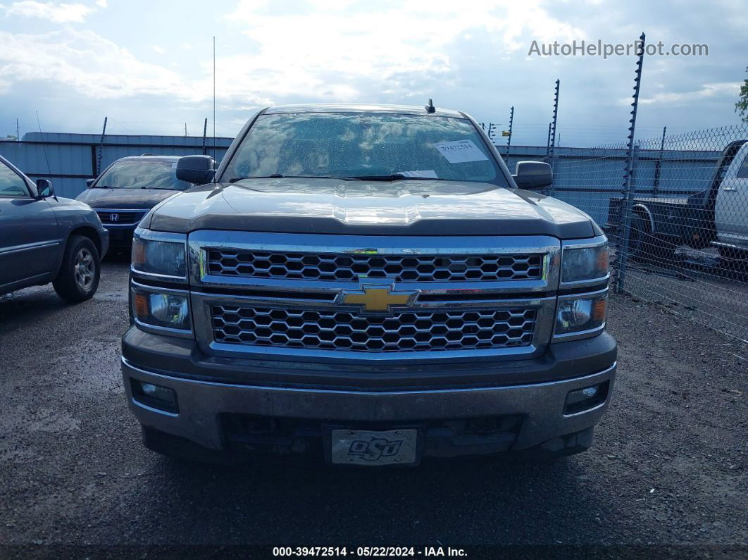 2015 Chevrolet Silverado 1500 1lt Gray vin: 3GCUKREC1FG330415