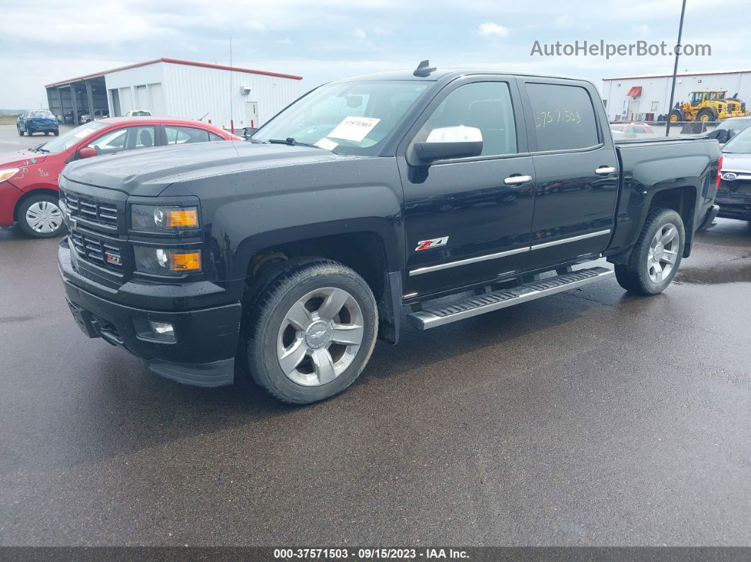 2015 Chevrolet Silverado 1500 Lt Black vin: 3GCUKREC1FG473400