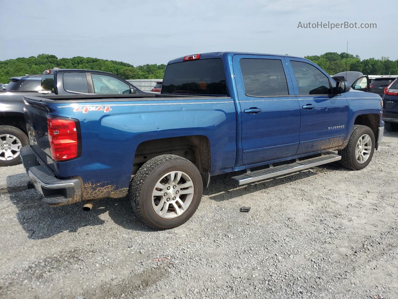 2015 Chevrolet Silverado K1500 Lt Blue vin: 3GCUKREC1FG530551