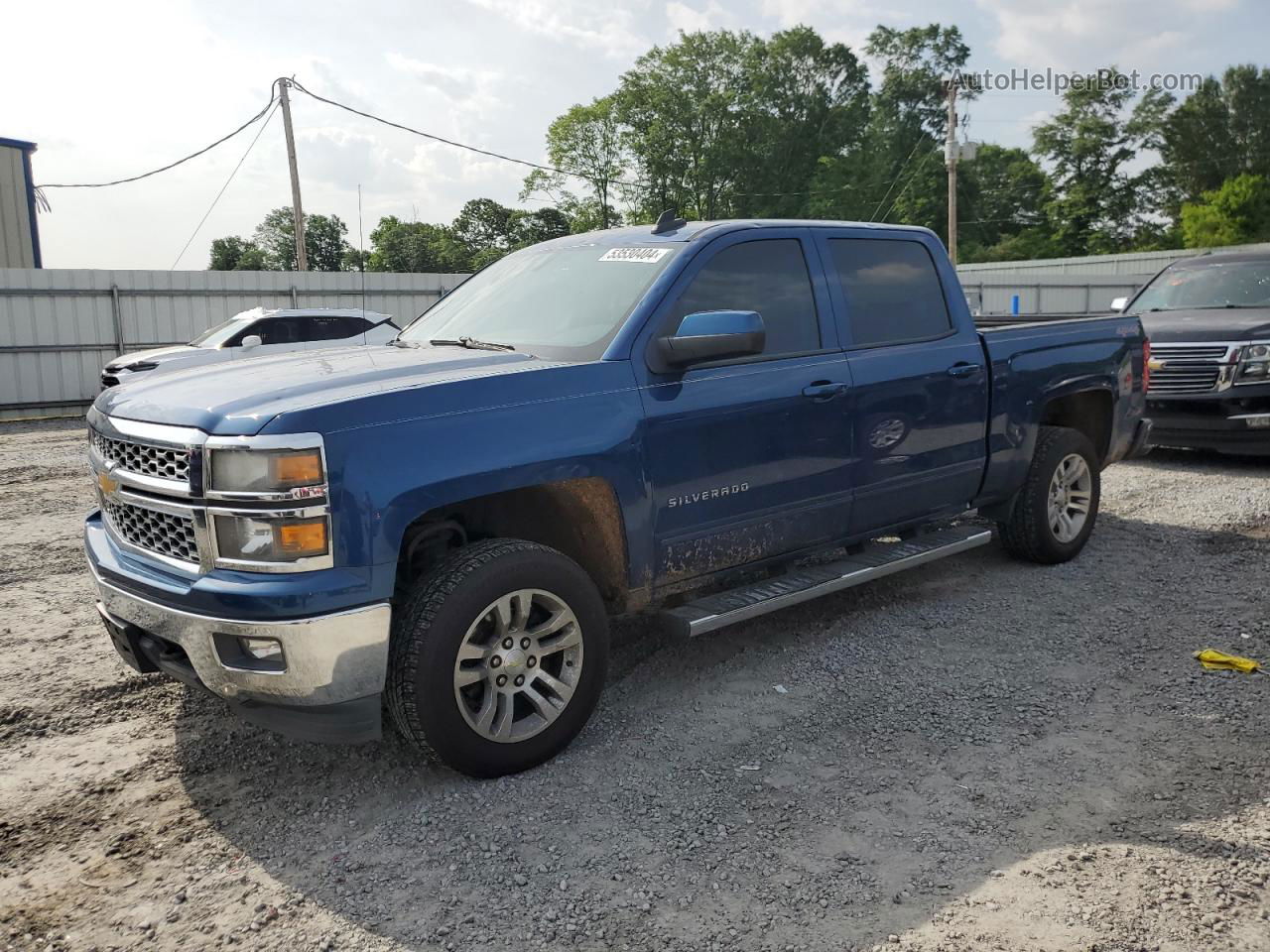 2015 Chevrolet Silverado K1500 Lt Blue vin: 3GCUKREC1FG530551