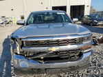 2016 Chevrolet Silverado K1500 Lt Silver vin: 3GCUKREC1GG261422