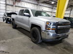 2016 Chevrolet Silverado K1500 Lt Silver vin: 3GCUKREC1GG350035