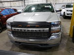 2016 Chevrolet Silverado K1500 Lt Silver vin: 3GCUKREC1GG350035