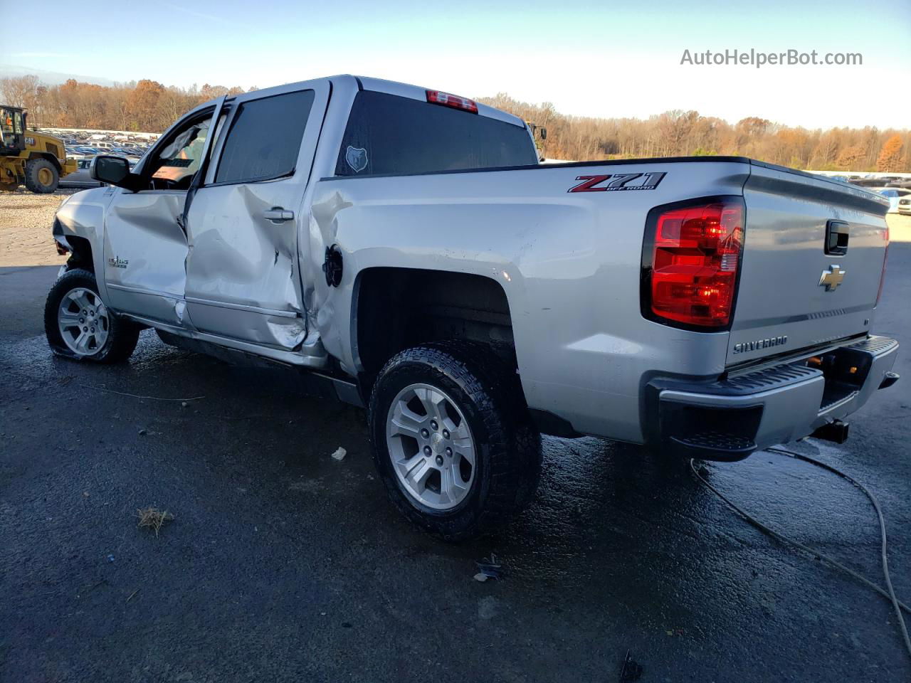 2018 Chevrolet Silverado K1500 Lt Серебряный vin: 3GCUKREC1JG180699