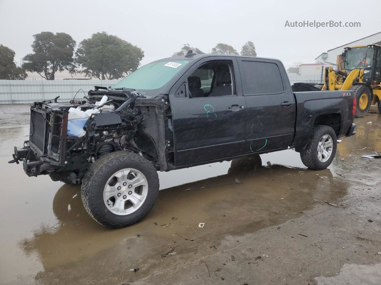 2018 Chevrolet Silverado K1500 Lt Черный vin: 3GCUKREC1JG193274